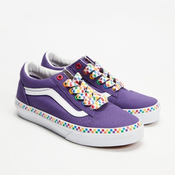 Vans Shoes - VANS Old Skool Rainbow Check Sneakers